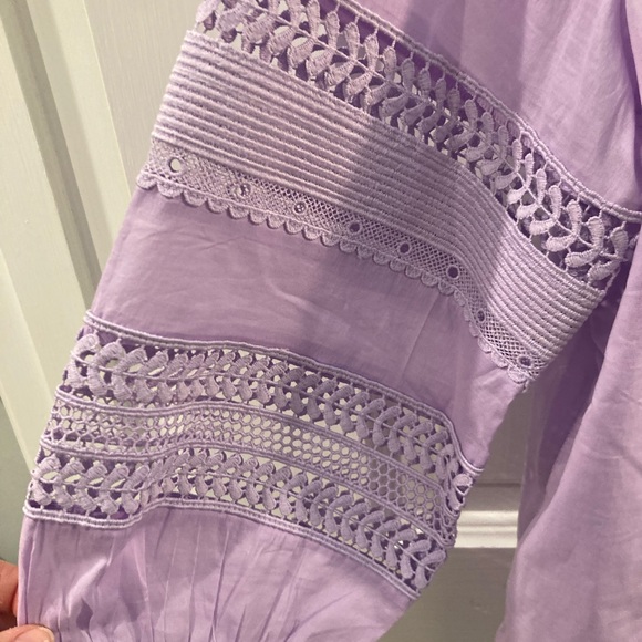 Talbots Embroidered Trim Top NWT - Picture 5 of 13